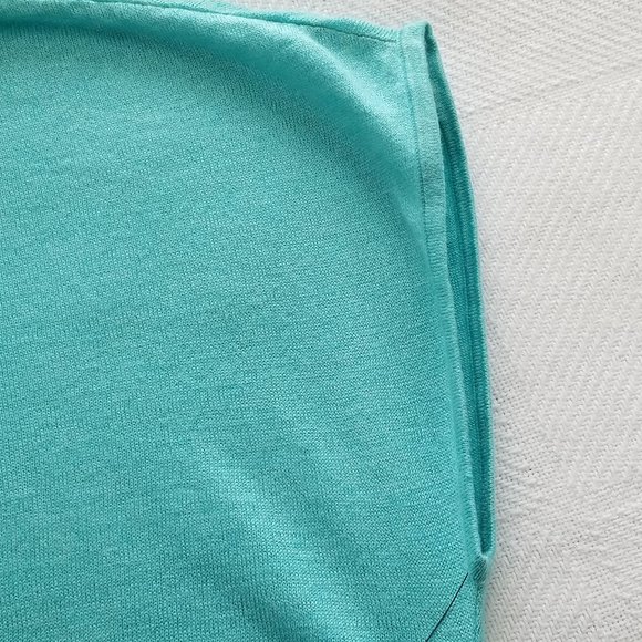 🌺HP🌺NIC+ZOE "Refreshing" Side Tie Aqua Top Size XL - Picture 5 of 7